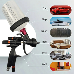 Nouvelle conception 2026 – <span class=keywords><strong>Pistolet</strong></span> de pulvérisation HVLP à alimentation par gravité écologique avec adaptateur, spécialement conçu pour la pulvérisation de vernis transparent automobile - Product Image 5