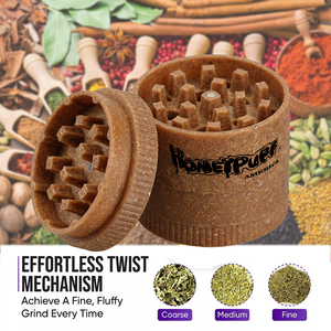 Custom OEM Smoking Accessories 4 Layer Biodegradable Fiber Material Plastic Manual Dry <b>Herb</b> <b>Grinder</b> - Product Image 6