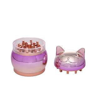 <span class=keywords><strong>Precio</strong></span> de fábrica, molinillo de cigarrillos Lucky Cat de aleación de Zinc, trituradora Manual de tabaco, accesorios para fumar, molinillo de hierbas de 4 capas - Product Image 4