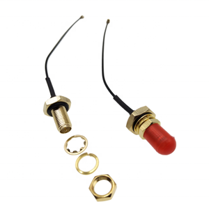 IP65 <b>Waterproof</b> RP S MA Female Bulkhead Jack to U.FL UFL Converter 1.13mm Interface <b>Cable</b> - Product Image 3