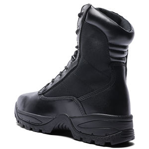 新款高品质顶级时尚皮革男士工作靴摩托车靴鞋出口阿里巴巴工厂批发2026年OEM - Product Image 5