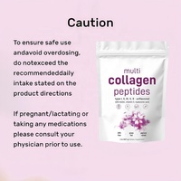 Poudre de peptides de collagène multi-sources sans OGM, nourrie à l'herbe, avec biotine, vitamine C et acide hyaluronique pour l'éclaircissement de la peau (OEM/ODM)
