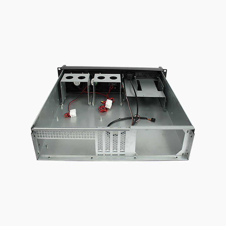 2U Micro ATX Rackmount Server Chassis for 4 HDDs