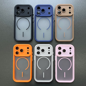 For Mobile <strong>Phone</strong> <strong>case</strong> 16 Skin-feel Ladder Two-in-one Magnetic Electroplated Buttons PC Anti-fall <strong>Cooling</strong> Waterproof Pure - Product Image 3