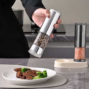 Nouvelle grande capacité Led 6 niveaux externe réglable grossièreté USB Rechargeable sans fil électrique <span class=keywords><strong>sel</strong></span> et poivre moulin ensemble - Product Image 6