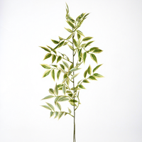 Feuilles de saule et d'eucalyptus artificielles en soie, branche suspendue pour centre de table de mariage, bouquet, arche, décoration intérieure durable