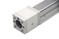 Table coulissante de module CNC anti-poussière et à faible bruit Actionneur de guidage linéaire électrique à vis à billes intégré
