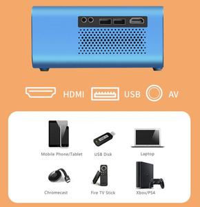 Hicen Full HD LCD technologie projecteur aérien <span class=keywords><strong>Mini</strong></span> Portable haut-parleur intégré projecteur - Product Image 5