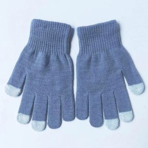 Gants d'hiver en tricot pour femmes, écran tactile, chauds, coupe-vent, avec logo personnalisé pour cadeaux promotionnels en plein air - Product Image 4