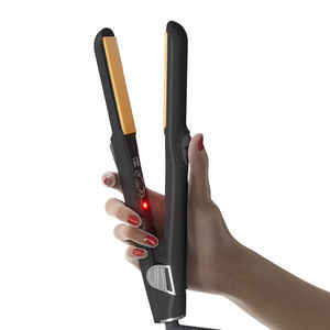 Bán buôn Titan hồng ngoại MCH tóc Irons 2 trong 1 rộng tấm phẳng sắt chuyên nghiệp di động một bước uốn tóc ép tóc - Product Image 6