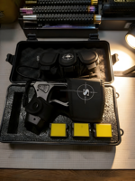 Kit de porte-clés télécommandé X26 5M avec lumière LED, outil de sécurité pour l'entraînement et modules de remplacement pour l'extérieur