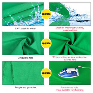 Toile de <span class=keywords><strong>fond</strong></span> de photographie en coton mousseline noir, blanc et vert pour studio photo - Product Image 4