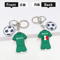 Porte-clés en acrylique personnalisé avec logo pour fans de football américain et de soccer, collection 2026