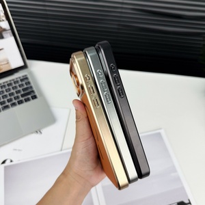 เคสโทรศัพท์มือถือหนัง PU ชุบเคลือบหรูหรา พร้อมแม่เหล็ก สำหรับ iPhone 18 17 Pro Max 17 Air รองรับการชาร์จไร้สาย ป้องกันการกระแทก - Product Image 5