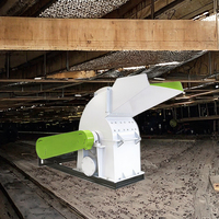 Broyeur de biomasse de jardin pour déchets, machine à charbon de bois, broyeur à marteaux pour la séparation des fibres de coque de noix de coco, broyeur de bois, moteur principal