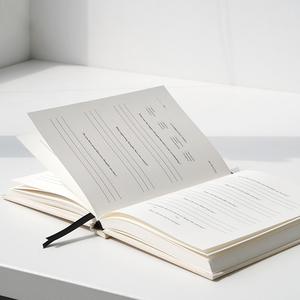 Rivestimento in tessuto di lino personalizzabile con copertina rigida A5 quotidiano di auto-riflessione e crescita - Product Image 2