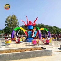 Grande attraction de fête foraine, équipement de parc d'attractions, jeux de parc d'attractions géants, manège poulpe à vendre