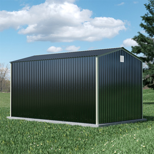 Cobertizo Metálico Moderno para Ganado de 4.26x6m (14x20 pies) con Puerta Enrollable y Garantía para Granjas y Gallineros, Marca OEM - Product Image 3