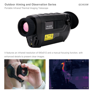 QCNV QCx635 Portable <strong>Infrared</strong> Night Vision <strong>Goggles</strong> 640*512 Resolution, Ideal for Outdoor Observation Thermal fusion Night Vision - Product Image 6