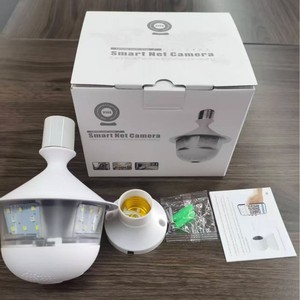 Cámara Bombilla V380Pro E27 Inalámbrica WiFi con Vista Panorámica de 360 Grados y Lente Ojo de Pez para Vigilancia del Hogar - Product Image 4