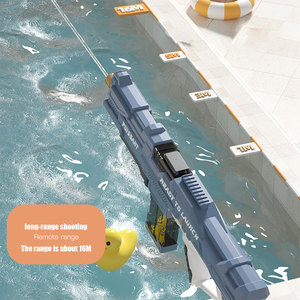 Pistola de Agua Eléctrica, Pistolas de Agua Automáticas con Capacidad de 600 ml para Niños y Adultos, Juguetes de Pistola de Agua con Alcance de hasta <span class=keywords><strong>22</strong></span> Pies, Agua - Product Image 5