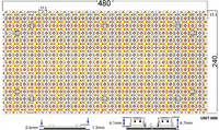 Usine Led Ultra Mince Flex Lights Découpable 24v Marbre Table Dalle Flexible Rétro Éclairage Boîte D'éclairage Led Panneau Feuille