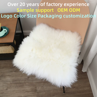 Coussin de luxe en laine naturelle véritable pour chaises de maison modernes