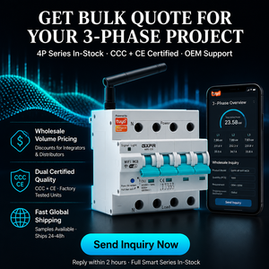 <span class=keywords><strong>Disjoncteur</strong></span> intelligent WiFi GXPR MCB 4 pôles <span class=keywords><strong>380V</strong></span> 16A 6kA avec contrôle à distance via l'application Tuya Life et moniteur d'énergie <span class=keywords><strong>triphasé</strong></span> - Product Image 4