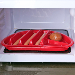 Platos para Servir Tacos Libres de BPA, con Compartimentos, Aptos para Microondas y Lavavajillas, Platos de Plástico para Comida Mexicana, Paquete de 6 - Product Image 4