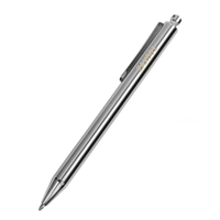 Stylo de détection de métaux ZAX, type à pression, stylo rechargeable pour les audits d'usine, stylo à bille à base d'huile personnalisable