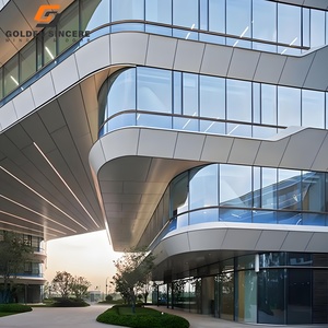 GS Modern Aluminum Glass Window <b>Curtain</b> Wall System for High-rise Building - Product Image 6