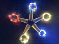 Guirlande lumineuse LED en forme de cœur pour Noël, alimentée par piles, blanc chaud, décorative, rideau pour intérieur et extérieur, en plastique