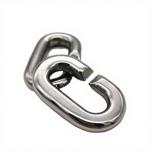 Stainless Steel 316 Marine Connecting Link 8mm CHAIN EMERGENCY C LINK Ring Rigging Kayak <b>Yacht</b> Boat Hardware Accessories Stainle - Product Image 5