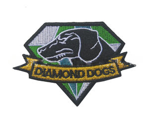 卸売機械刺繍ダイヤモンド犬戦術的なモラルパッチフックループ裏地付き - Product Image 4