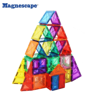 Magnescape 150pcs Tuiles Magnétiques 3D <span class=keywords><strong>Cube</strong></span> Magique & Jouet de Construction Apprentissage Créatif Puzzle Modèle Jouet - Product Image 2