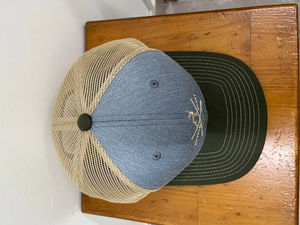 Sombrero de camionero de malla de 6 paneles para deportes al aire libre Golf, gorras con logotipo impreso bordado personalizado en blanco con ala curva para hombre y mujer - Product Image 2