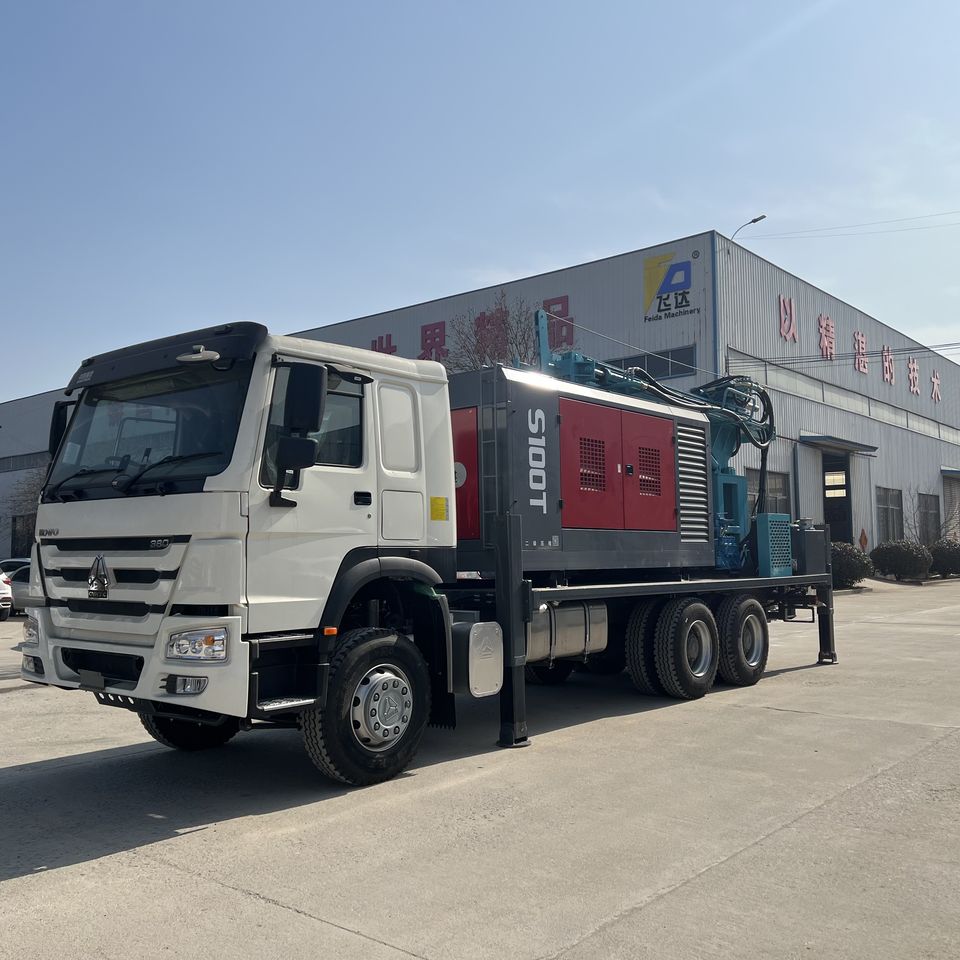 Truck Mounted Water Well Drilling Rig Hydraulic Borehole Drill Machine ...