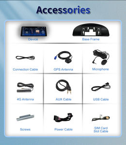 Radio GPS multimédia ultra-mince 12,8 pouces avec Carplay et Android <span class=keywords><strong>Auto</strong></span> pour BMW X5 E70 X6 E71 CCC CIC - Product Image 6