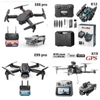 Dron de Gran Venta E88 Pro Mini para Exteriores con Cámara Dual 4K FPV para Principiantes, Juguete para Niños, Regalo de Cumpleaños E99