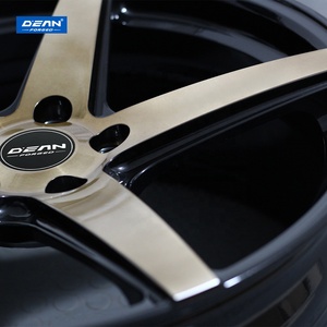 Para <span class=keywords><strong>CX5</strong></span> DEAN DP109, Nuevas Llantas de Aleación de Aluminio Forjado 6061 de Cinco Radios en Negro Bronce de 19 Pulgadas, 15-24 Pulgadas, 5x100/105/108/112/114.3/120 - Product Image 6