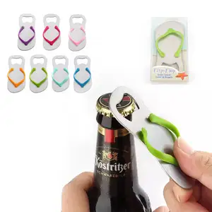 Apribottiglie per birra Flip-flop creativo cavatappi in acciaio inossidabile apribottiglie personalizzato per strumento da Bar