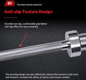 اللياقة البدنية الصالة الرياضية 1.2 1.5 متر التدريب القوة Olimpica الصلب المهنية رفع الاثقال 20 بار المنافسة الحديد للبيع - Product Image 5