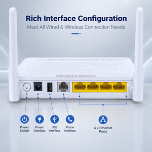 ONU XPON GPON EPON multi-langues 2,4 GHz 5dBi WiFi 1G3F avec 1 port TEL et 1 port USB FTTH Fibre ONT Réseau Optique XPON ONU - Product Image 2