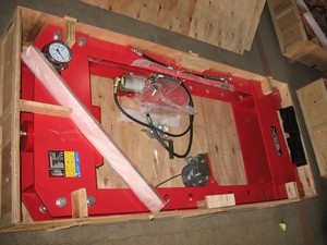 <span class=keywords><strong>Prensa</strong></span> Hidráulica de Taller de <span class=keywords><strong>50</strong></span> <span class=keywords><strong>Toneladas</strong></span> con Bomba Doble, Manivela y Manómetro - Product Image 4