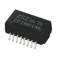 Module magnétique SMD 10/100 base-t, transformateur d'impulsion à 6 broches