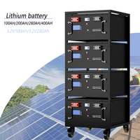 Boîtier de batterie au lithium prismatique personnalisé DIY Lusen L/BCe 48V 100Ah 10-11kWh avec BMS et écran LCD, en métal