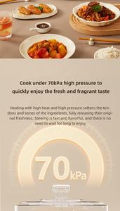 Cuisinière multifonctionnelle intelligente numérique commerciale lente, la meilleure cuisinière à pression électrique multifonctionnelle industrielle - Product Image 5
