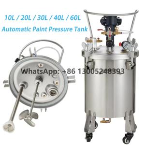 Tangki Pengaduk Udara Portabel Kecil 5L Otomatis untuk Semprotan Cat Elektrik, Pengaduk Tekanan untuk Jalur Produksi Otomatis - Product Image 6