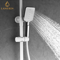 Robinet Kaiping à affichage numérique LED blanc pour salle de bain baignoire et douche colonne mélangeur système griferia de ducha douche