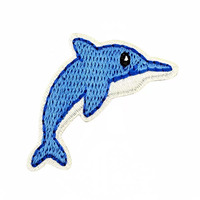 Patch brodé à thème marin, motif Nuage marin, Cocotier, Bouée, Bateau, avec support thermocollant pour étiquette de bagage et décoration de sac